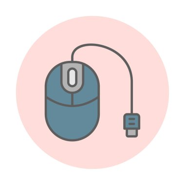 Fare simgesi, web basit illüstrasyonu