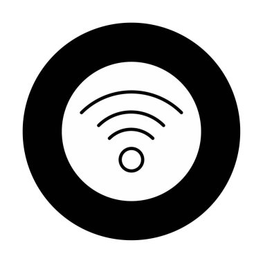 wifi simgesi, vektör illüstrasyonu basit tasarım