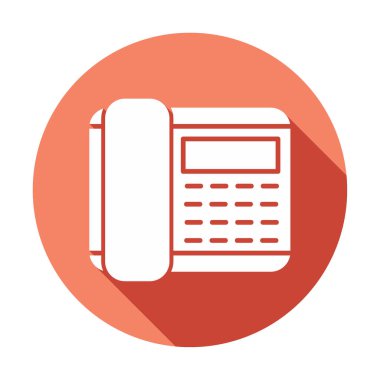 Basit Telefon Simgesi, vektör illüstrasyonu