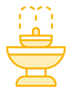 fıskiye ikonu vektör illüstrasyonu