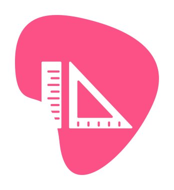 ölçekli düz simge, vektör illüstrasyonu