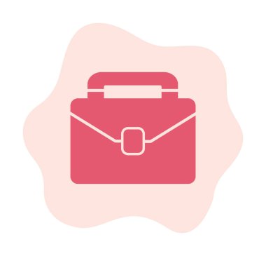 evrak çantası web basit simge illüstrasyonu