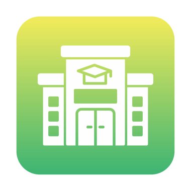 okul simgesi vektör illüstrasyonu