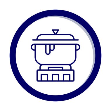 pişirme tencere vektör çizim