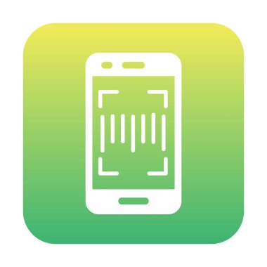 Tarayıcı simgesi çizimi olan akıllı telefon  