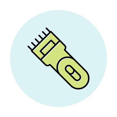 Elektrikli Shaver simgesi vektör illüstrasyonu