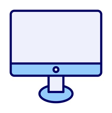 Ekran simgesi vektör illüstrasyonunu izle