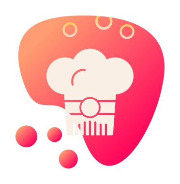 Chef Hat. web icon simple illustration 