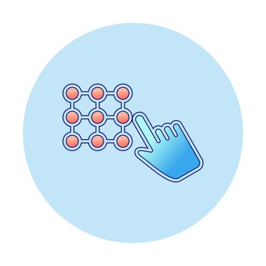 Erişim Kodu vektör çizimi