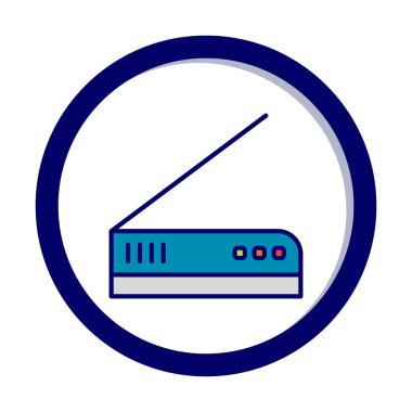 modern Tarayıcı Web simgesi vektör çizimi