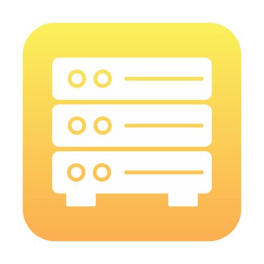 ağ simgesi çizimi. Sunucu                    