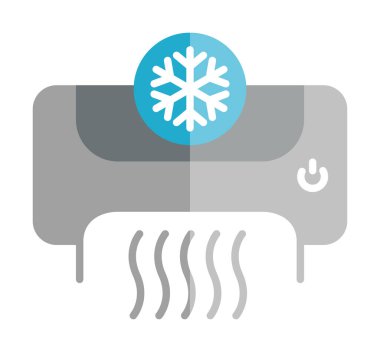 Klima ağı basit simgesi.