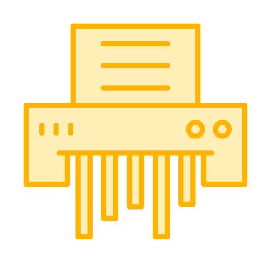 kağıt öğütücü makinenin vektör çizim