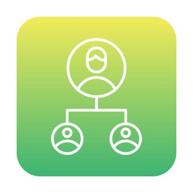 Basit Yardımcı Pazarlama simgesi, vektör illüstrasyonu