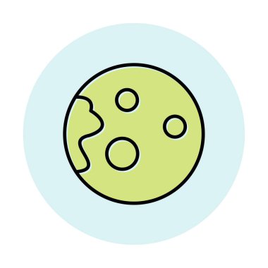 Gezegenler simgesi, vektör illüstrasyonu