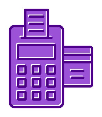 Vektör olarak EDC simgesi. logotype