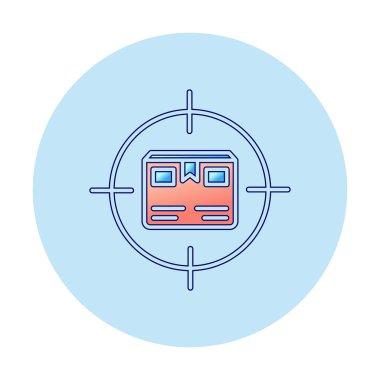 Paket İzleme Ağı simgesi, vektör illüstrasyonu. Sıralama izleme sembolü, logo illüstrasyonu