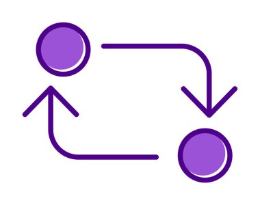 Web simgesi, vektör illüstrasyonunu değiştir