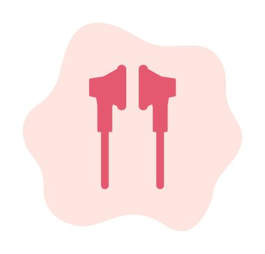 Kulaklık simge vektör çizim