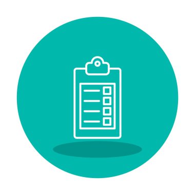 Pano simgesi, vektör illüstrasyonu basit tasarım