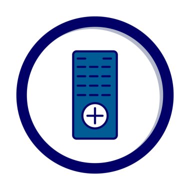 Uzaktan Denetim simgesi, vektör illüstrasyonu 