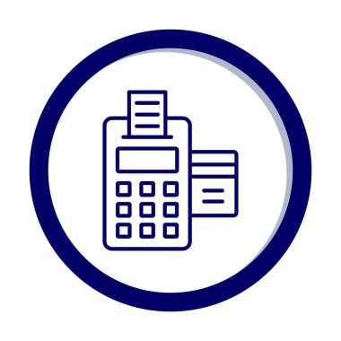 Vektör olarak EDC simgesi. logotype