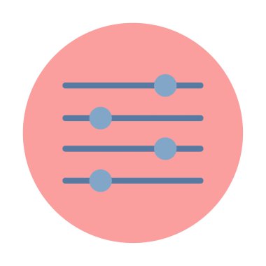 Ayar web simge vektör çizim