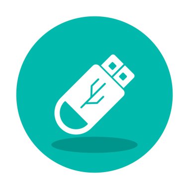 Web için usb flash simgesi.