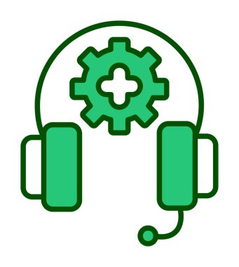 ikon vektör illüstrasyonunu destekle