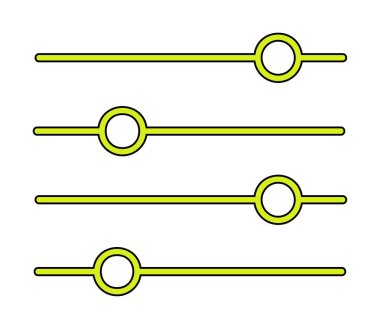 Ayar web simge vektör çizim