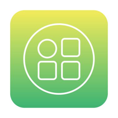 Menü web simgesi, vektör çizim