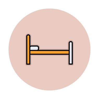 yatak ağı ikonu vektör illüstrasyonu