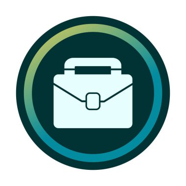 evrak çantası web basit simge illüstrasyonu