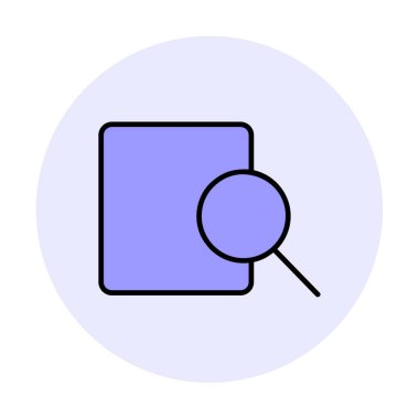 Büyütücü Cam Hat Simgesi