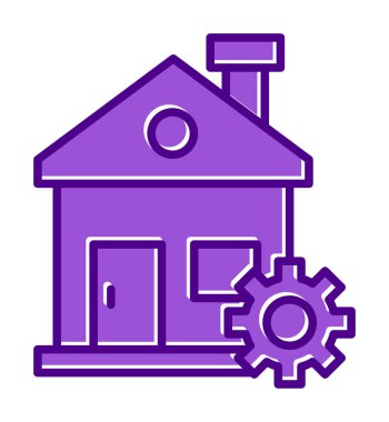 Ev onarım simge vektör çizim