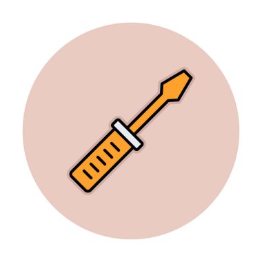 tornavida ikonu vektör çizimi