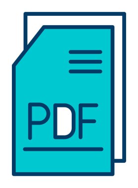 pdf dosya biçimi vektör illüstrasyonuName