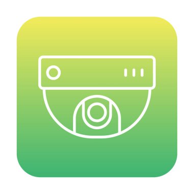 CCTV kamerası. Web simgesi basit illüstrasyon