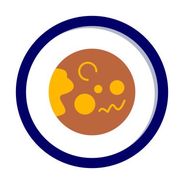 Gezegenler simgesi, vektör illüstrasyonu