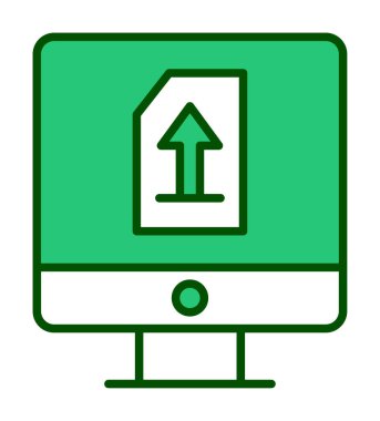 Simgeyi trendy düz tarzda yükle