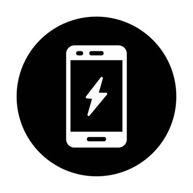 Mobil simge vektör illüstrasyonunu şarj et