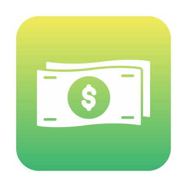 para ve para simgesi, vektör illüstrasyonu basit tasarım