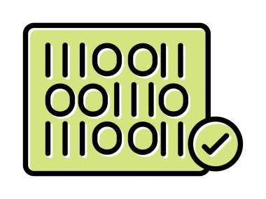 Bitiş noktası simgesi vektör illüstrasyonu