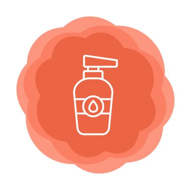 Beyaz arkaplanda bebek yağı vektör illüstrasyonu