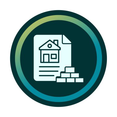 Ev Dosyası simgesi, vektör illüstrasyonu 