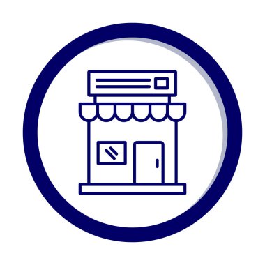 Basit simge vektör illüstrasyonunu sakla