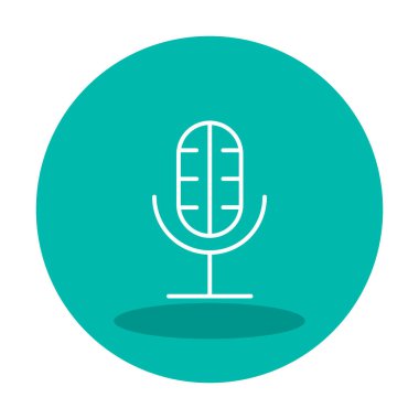 Illustration vector graphic of microphone icon