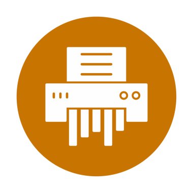 kağıt öğütücü makinenin vektör çizim