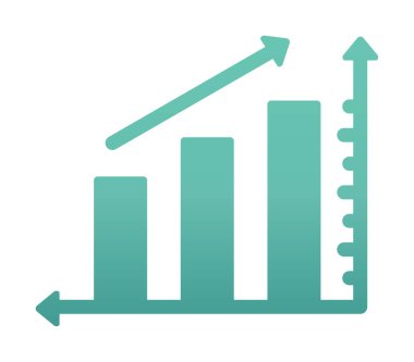Grafik. Web simgesi basit illüstrasyon 