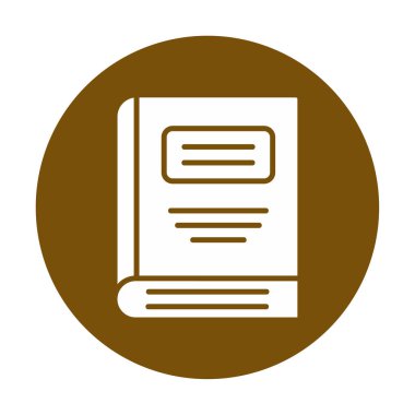 kitap simgesi vektör illüstrasyonu 